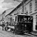 Трамвай на сучасній вулиці Гагаріна. 1897 р. Фото із колеції Сашка Міхайлова